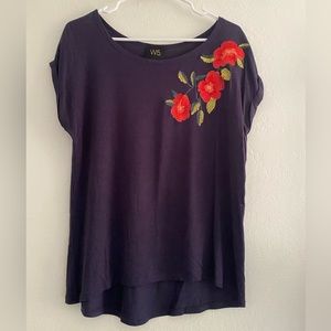Anthropologie W5 embroidered top